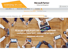 Tablet Screenshot of licensing365.com